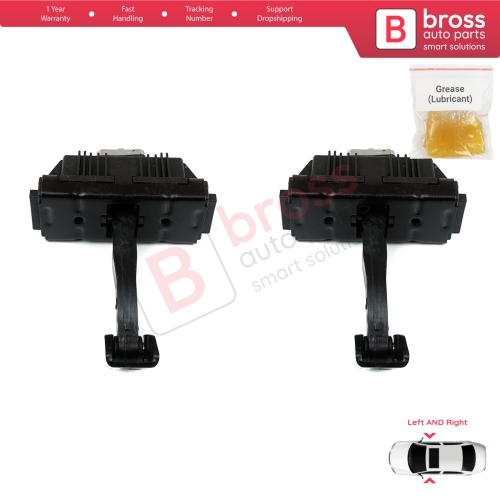 2 Pieces Left AND Right Door Hinge Brake Stop Check Strap Limiter for BMW 3 Series E92 E93 2005-2013 Coupe Convertible 51217193671