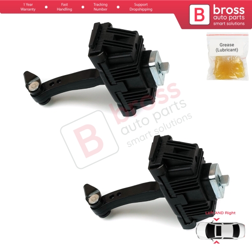 2 Pieces Left AND Right Door Hinge Brake Stop Check Strap Limiter for BMW 3 Series E92 E93 2005-2013 Coupe Convertible 51217193671