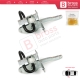 2 Pieces Door Hinge Brake Stop Check Strap Limiter 51218161782 for BMW 3 E36 Coupe Convertible