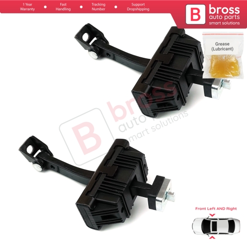 2 Pieces Front Door Hinge Brake Stop Check Strap Limiter for BMW X5 E70 X6 E71 72 51217141024