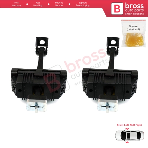2 Pieces Front Door Hinge Brake Stop Check Strap Limiter for BMW X5 E70 X6 E71 72 51217141024