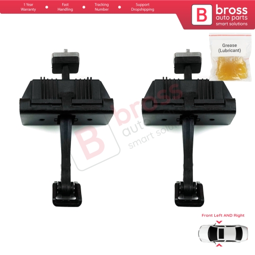 2 Pieces Front Door Hinge Brake Stop Check Strap Limiter for BMW X5 E70 X6 E71 72 51217141024