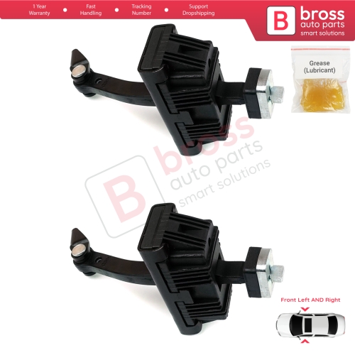 2 Pieces Front Door Hinge Brake Stop Check Strap Limiter for BMW X5 E70 X6 E71 72 51217141024
