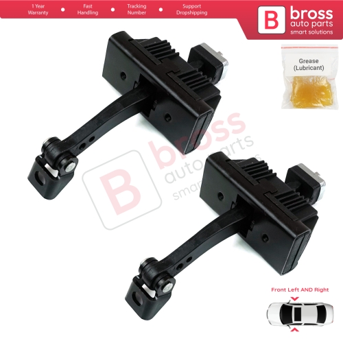 2 Pieces Front Door Hinge Brake Stop Check Strap Limiter for BMW X5 E70 X6 E71 72 51217141024