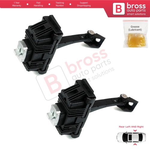 2 Pieces Rear Door Hinge Brake Stop Check Strap Limiter for BMW X5 E53 1999-2006 5122840256