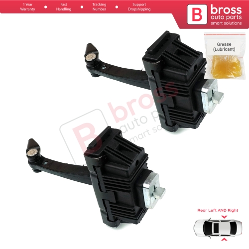 2 Pieces Rear Door Hinge Brake Stop Check Strap Limiter for BMW X5 E53 1999-2006 5122840256