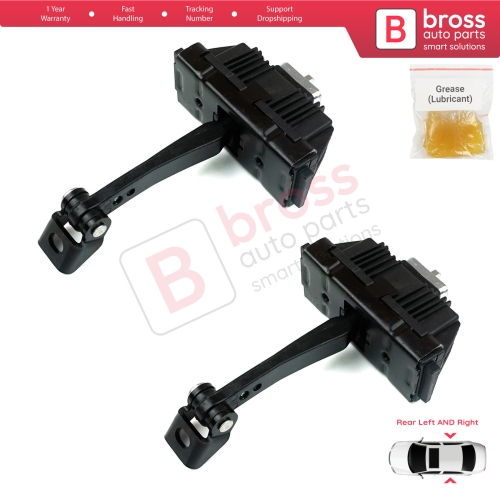 2 Pieces Rear Door Hinge Brake Stop Check Strap Limiter for BMW X5 E53 1999-2006 5122840256