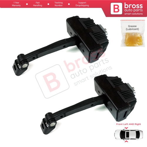 2 Pieces Front Door Hinge Brake Stop Check Strap Limiter for BMW 5 Series E60 E61 2001-2010 4/5-Door 51217176804
