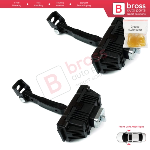 2 Pieces Front Door Hinge Brake Stop Check Strap Limiter for BMW X5 E53 1999-2006 51218402502 