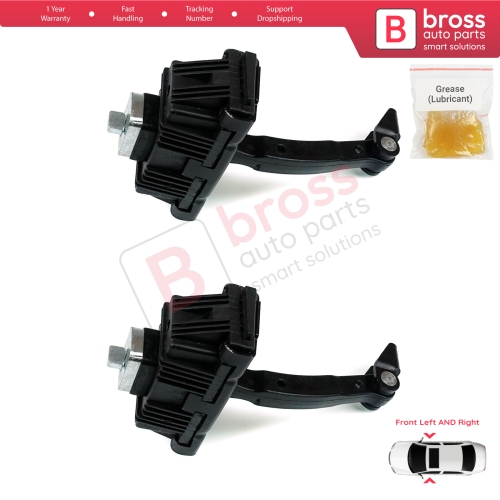 2 Pieces Front Door Hinge Brake Stop Check Strap Limiter for BMW X5 E53 1999-2006 51218402502 