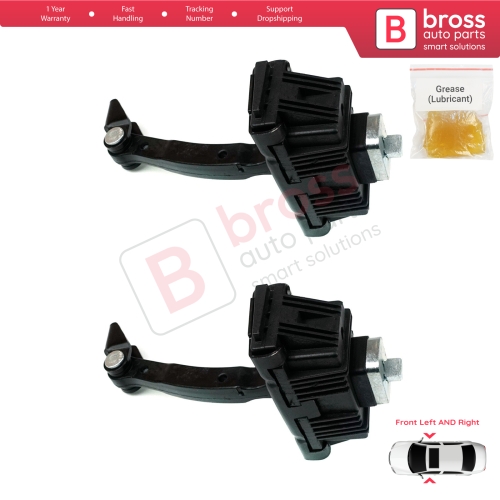 2 Pieces Front Door Hinge Brake Stop Check Strap Limiter for BMW X5 E53 1999-2006 51218402502 