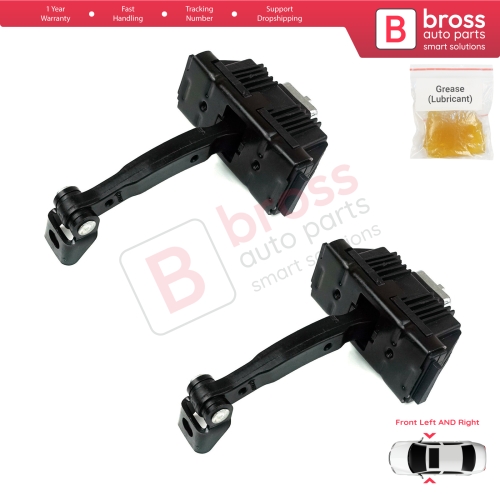 2 Pieces Front Door Hinge Brake Stop Check Strap Limiter for BMW X5 E53 1999-2006 51218402502 