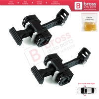 2 Pieces Front Door Hinge Brake Stop Check Strap Limiter for BMW 1 Series E87 2004-2013 5-Door HB 51217176809 