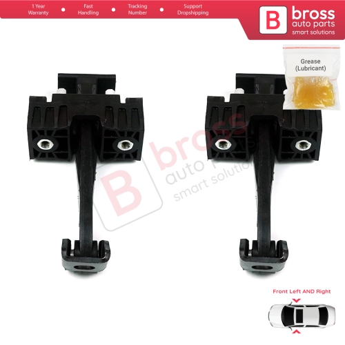 2 Pieces Front Door Hinge Brake Stop Check Strap Limiter for BMW 3 Series E90 E91 51217259243 