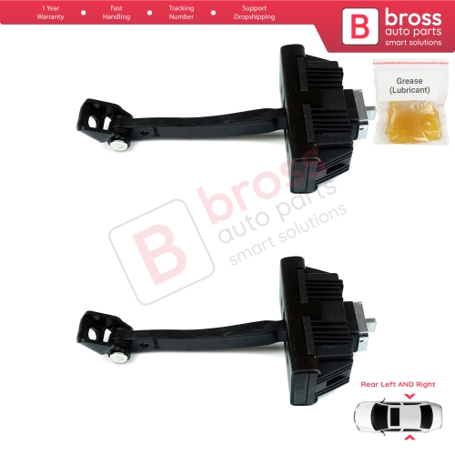 2 Pieces Rear Door Hinge Brake Stop Check Strap Limiter for BMW X3 E83 2003-2011 41527176802