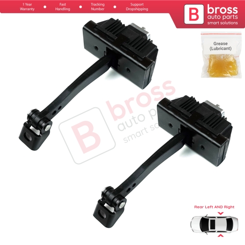 2 Pieces Rear Door Hinge Brake Stop Check Strap Limiter for BMW X3 E83 2003-2011 41527176802