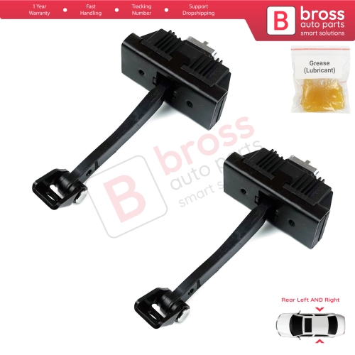 2 Pieces Rear Door Hinge Brake Stop Check Strap Limiter for BMW X3 E83 2003-2011 41527176802