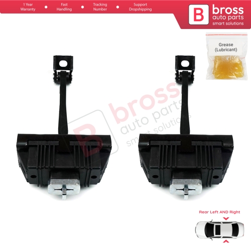 2 Pieces Rear Door Hinge Brake Stop Check Strap Limiter for BMW X3 E83 2003-2011 41527176802