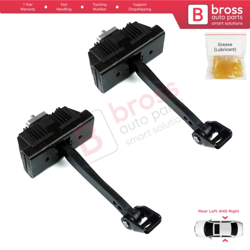 2 Pieces Rear Door Hinge Brake Stop Check Strap Limiter for BMW X3 E83 2003-2011 41527176802