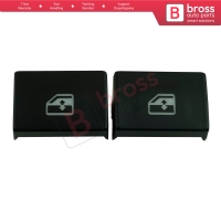 2 Pieces Master Window Lifter Switch Button Cover Front Left 81258067092 For MAN Truck TG Series