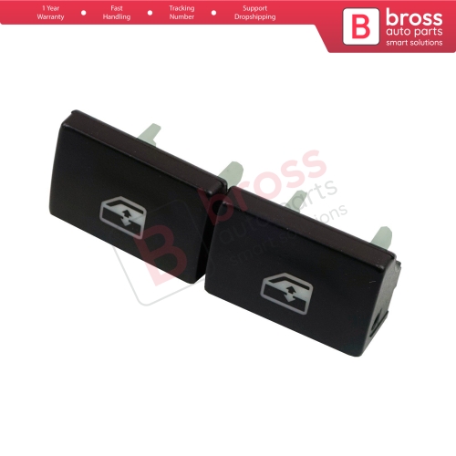 2 Pieces Master Window Lifter Switch Button Cover Front Left 81258067092 For MAN Truck TG Series