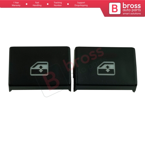 2 Pieces Master Window Lifter Switch Button Cover Front Left 81258067092 For MAN Truck TG Series