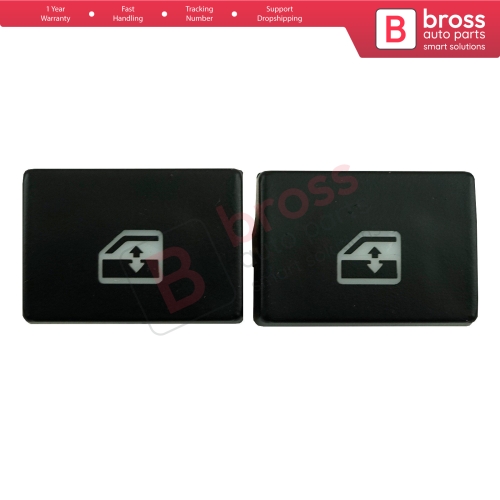 2 Pieces Master Window Lifter Switch Button Cover Front Left 81258067092 For MAN Truck TG Series