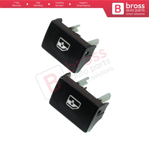 2 Pieces Master Window Lifter Switch Button Cover Front Left 81258067092 For MAN Truck TG Series