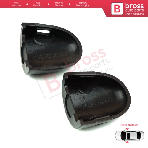 Left Right Door Handle Key Lock Cover Cap Set Black for Renault Megane Scenic Laguna 2 Primera P12 Espace 4 Vel Satis Clio 3 Modus Koleos