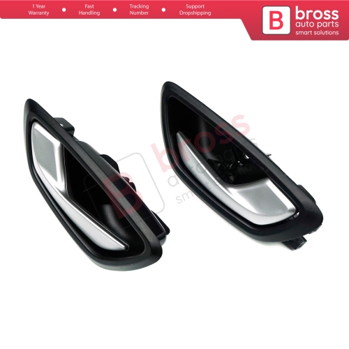 Interior Door Handle 806718801R 826723233R Set for Renault Megane Scenic MK4 Talisman