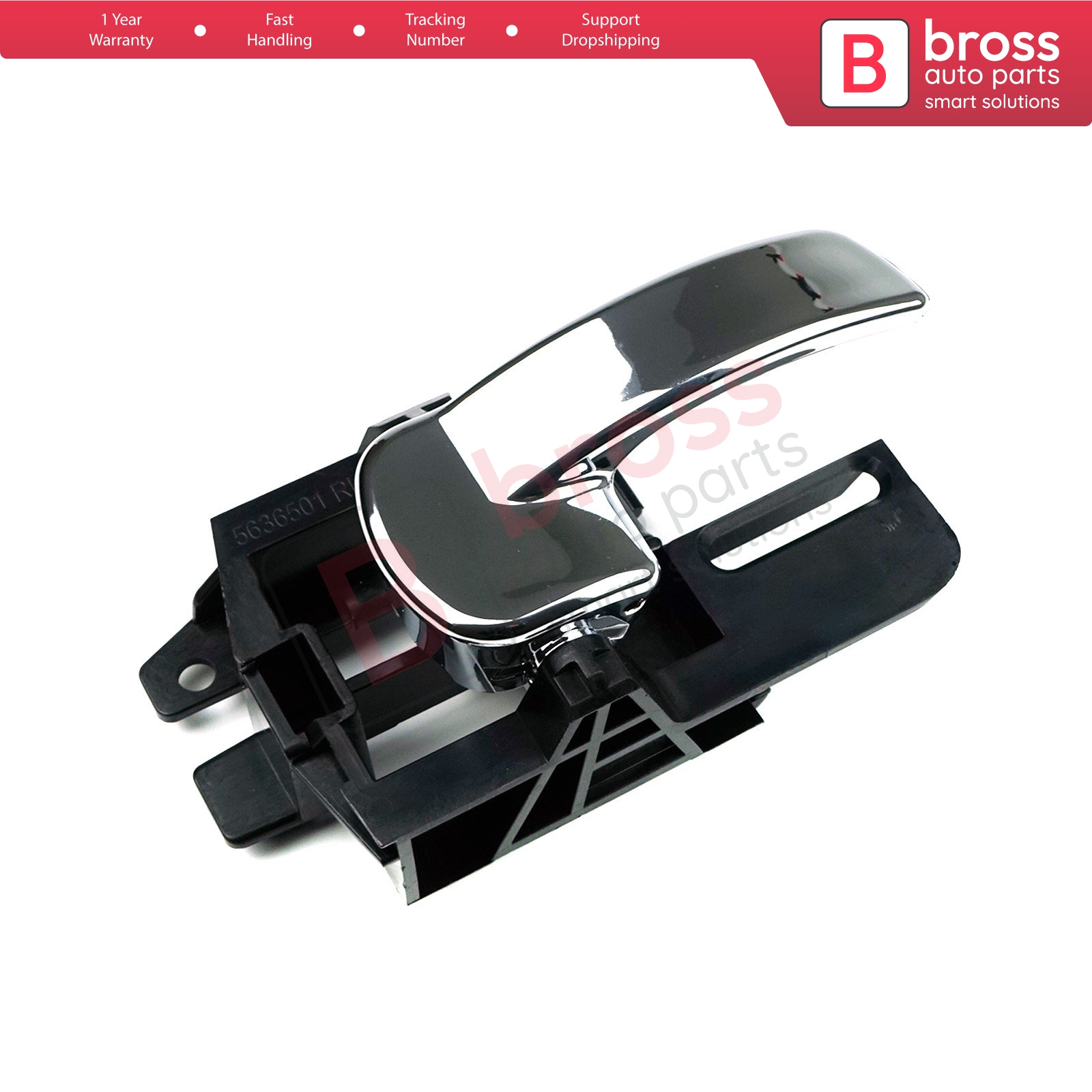 Bross Auto Parts LLC - BDP1103-2 Interior Door Handle 80670 JD00E Front or  Rear Right for Nissan Qashqai J10 MK1