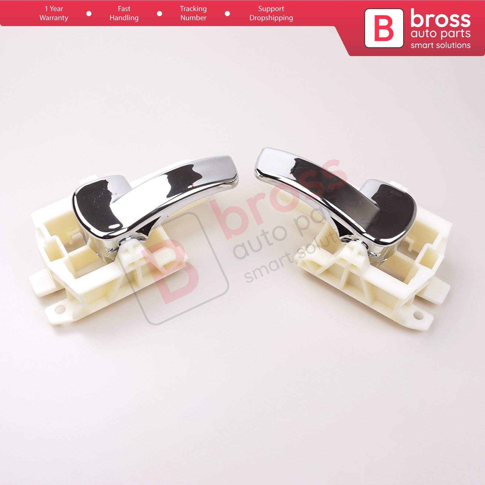 Bross Auto Parts LLC - BDP1103 Interior Door Handle Set Front or