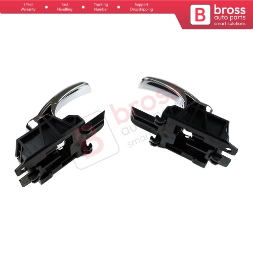 Interior Door Handle Set Front or Rear Left Right 80671 JD00E 80670 JD00E Set for Nissan Qashqai J10 MK1