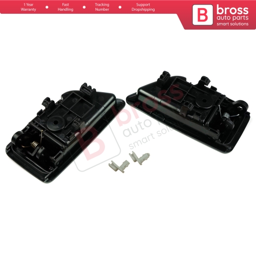 Interior Door Handle 82610 1C000 82620 1C000 Black Left Right Set for Hyundai Getz TB Click