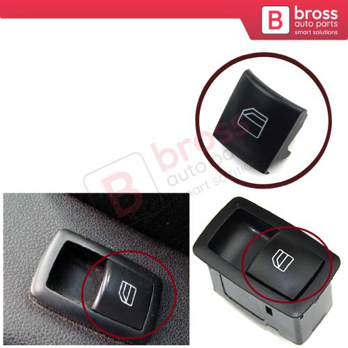 Passenger Window Switch Button Cap Cover 2518200510 for Mercedes W169 W245 X164 W164 W251