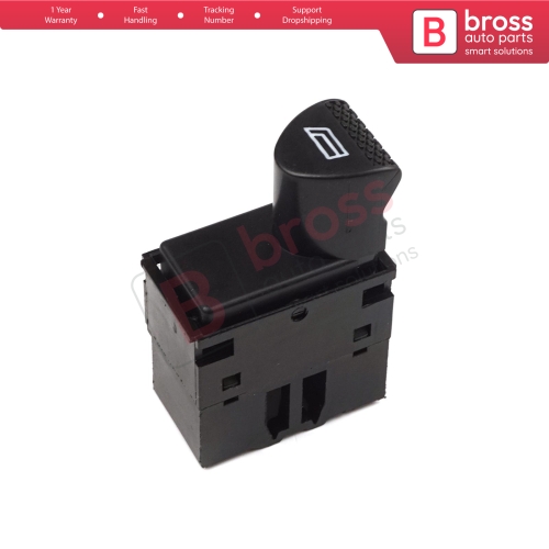 Power Window Switch 6 Pin Front Left Door 98809718 Black for Fiat Siena Albea Palio Strada