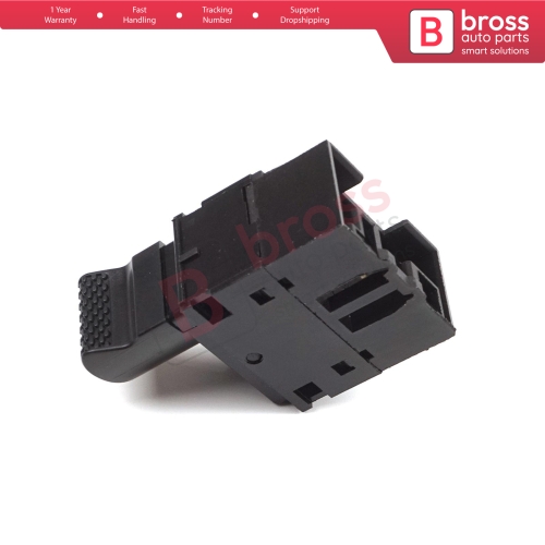 Power Window Switch 6 Pin Front Left Door 98809718 Black for Fiat Siena Albea Palio Strada