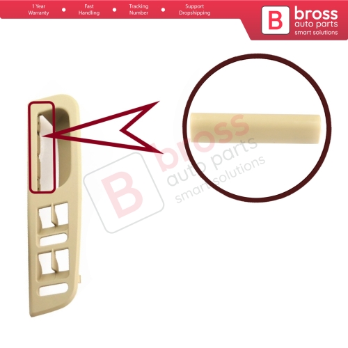 Front Door Handle Pull Trim Cover 3B0867175A BEIGE for VW Passat B5 Bora Jetta Golf MK4 Superb