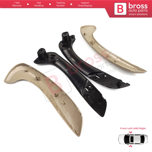 Front Inner Door Handle Grip Beige Left Right for Renault Megane MK3 Fluence 809600015R