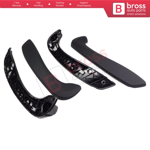 Front Inner Door Handle Grip Black Left Right for Renault Megane MK3 Fluence 809540001R