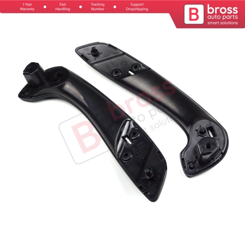 Front Inner Door Handle Grip Black Left Right for Renault Megane MK3 Fluence 809540001R