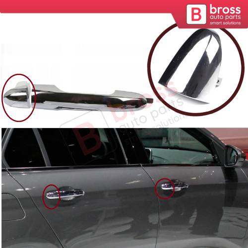 Front or Rear Passenger Door Handle End Cap Cover 735635865 for Fiat Tipo 356 Egea 2015-On