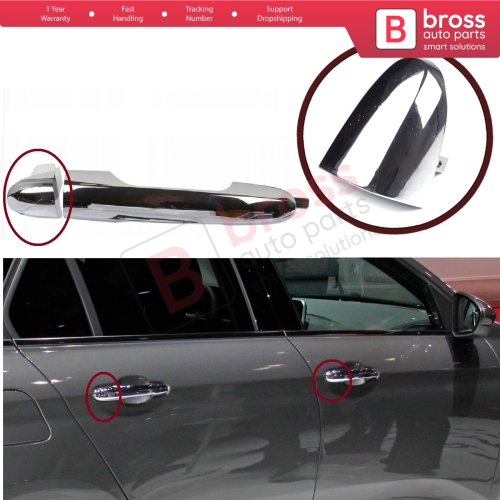 Front or Rear Passenger Door Handle End Cap Cover 735635865 for Fiat Tipo 356 Egea 2015-On