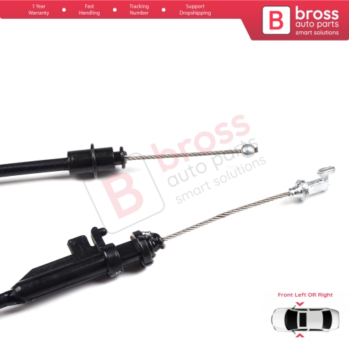Outer Door Release Locking System Latch Bowden Cable Front Door for VW Passat B6 B7 2005-2015 CC 3C8837017A
