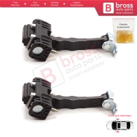 2 Pieces Front Door Catch Hinge Brake Stop Check Strap Limiter for Alfa Romeo 159 939 2004–2011 60690659