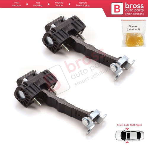 2 Pieces Front Door Catch Hinge Brake Stop Check Strap Limiter for Alfa Romeo 159 939 2004–2011 60690659