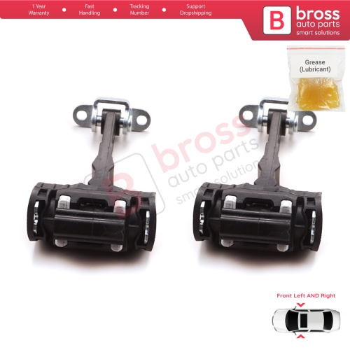 2 Pieces Front Door Catch Hinge Brake Stop Check Strap Limiter for Alfa Romeo 159 939 2004–2011 60690659