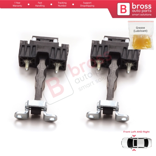 2 Pieces Front Door Catch Hinge Brake Stop Check Strap Limiter for Alfa Romeo 159 939 2004–2011 60690659