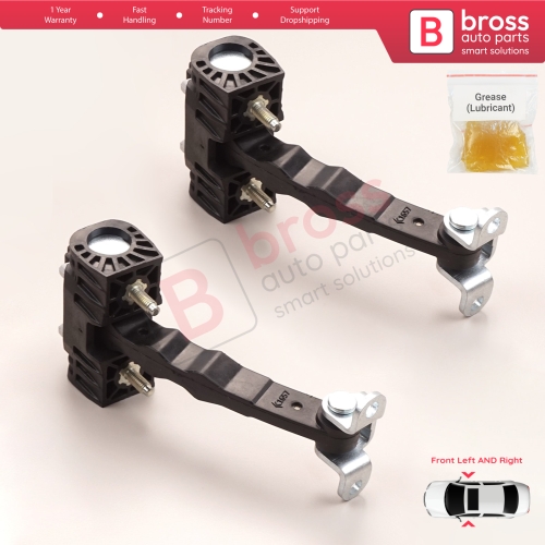 2 Pieces Front Door Catch Hinge Brake Stop Check Strap Limiter for Alfa Romeo 159 939 2004–2011 60690659