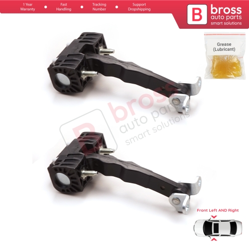 2 Pieces Front Door Catch Hinge Brake Stop Check Strap Limiter for Alfa Romeo 159 939 2004–2011 60690659